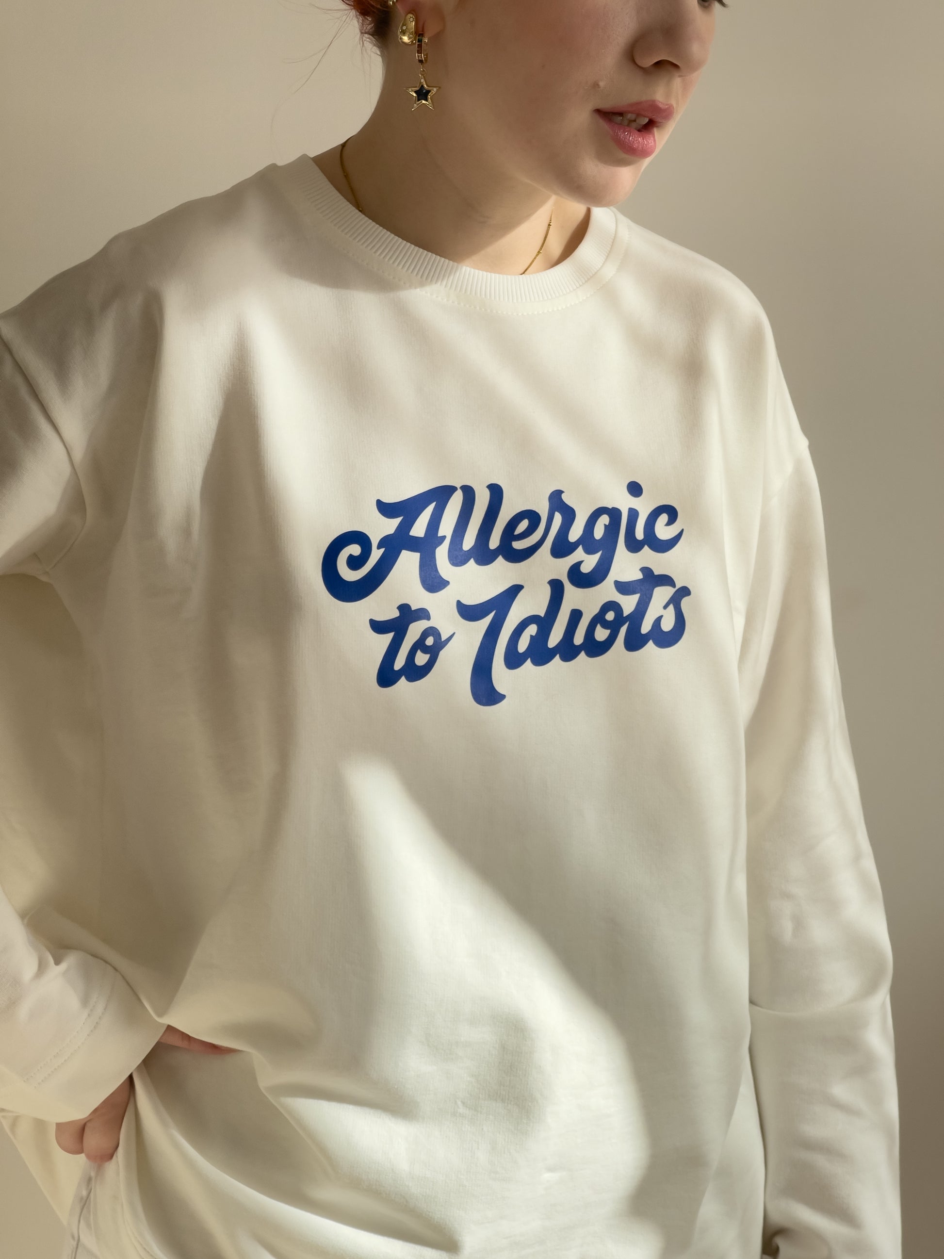 Лонгслів "Allergic to idiots"