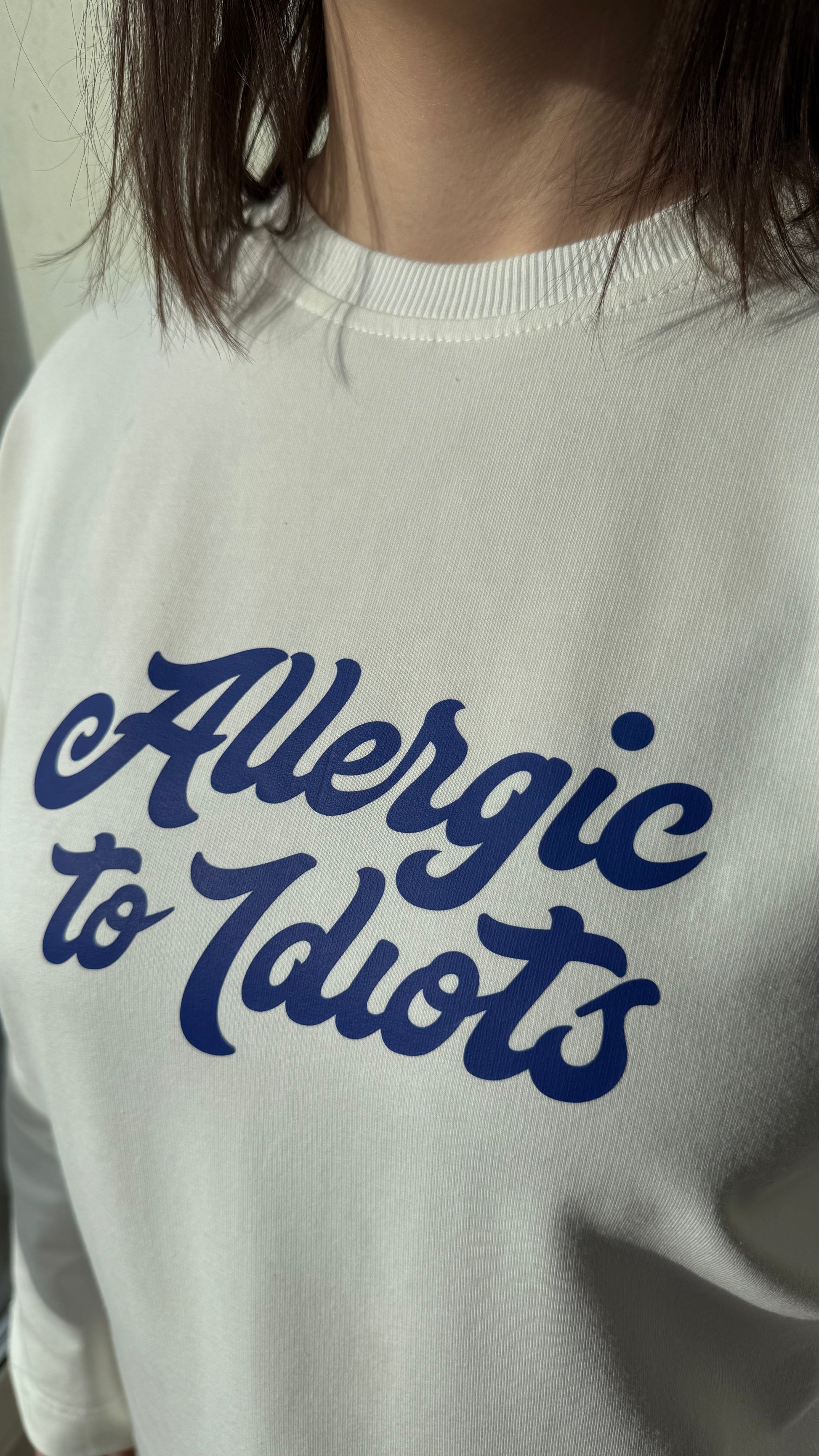 Лонгслів "Allergic to idiots"