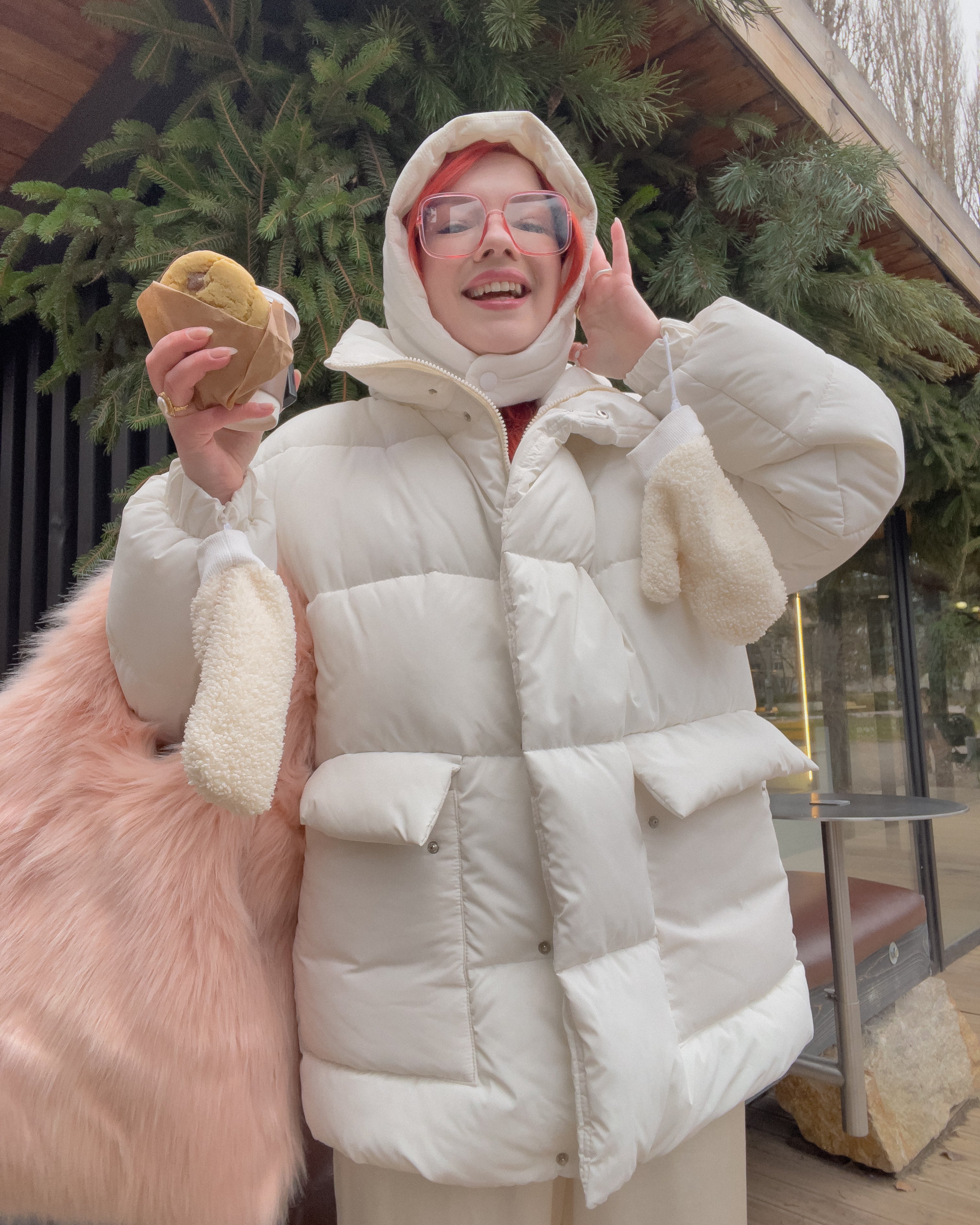 Пуховик "Twice as cozy"