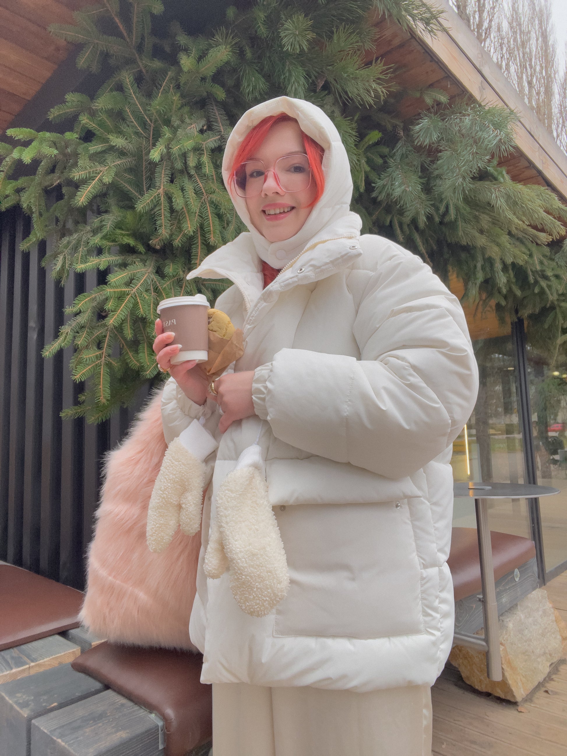 Пуховик "Twice as cozy"