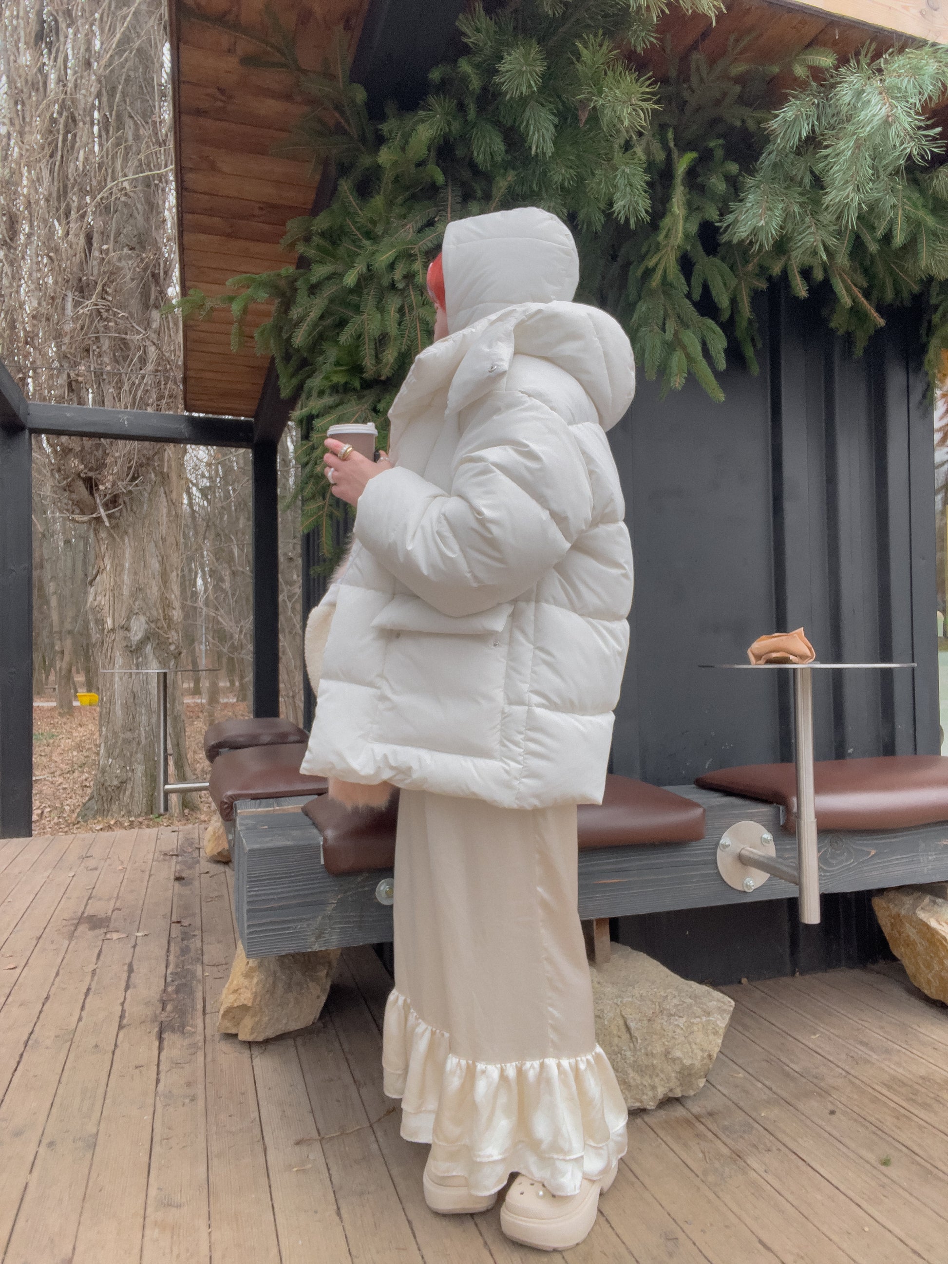 Пуховик "Twice as cozy"