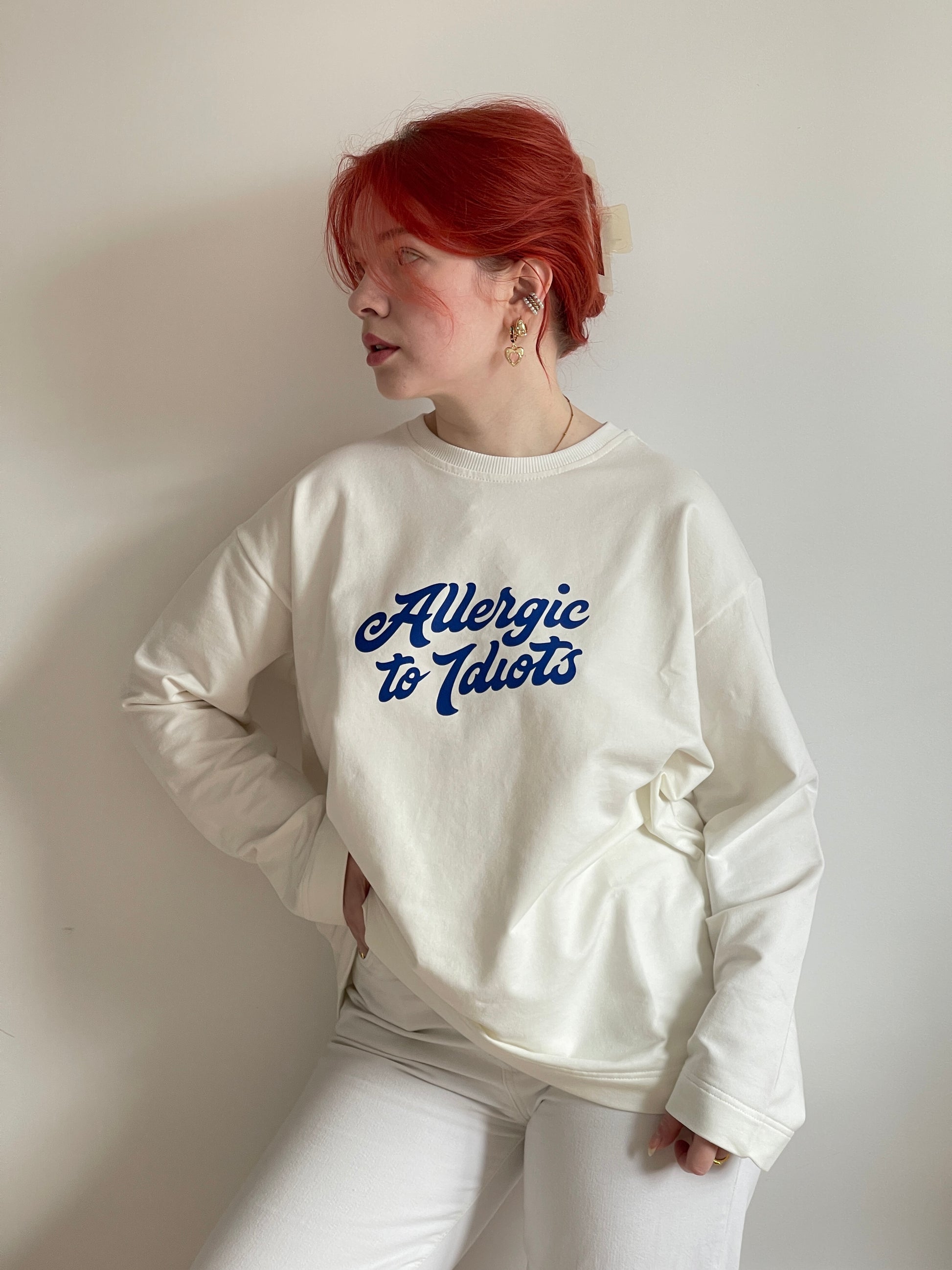 Лонгслів "Allergic to idiots"