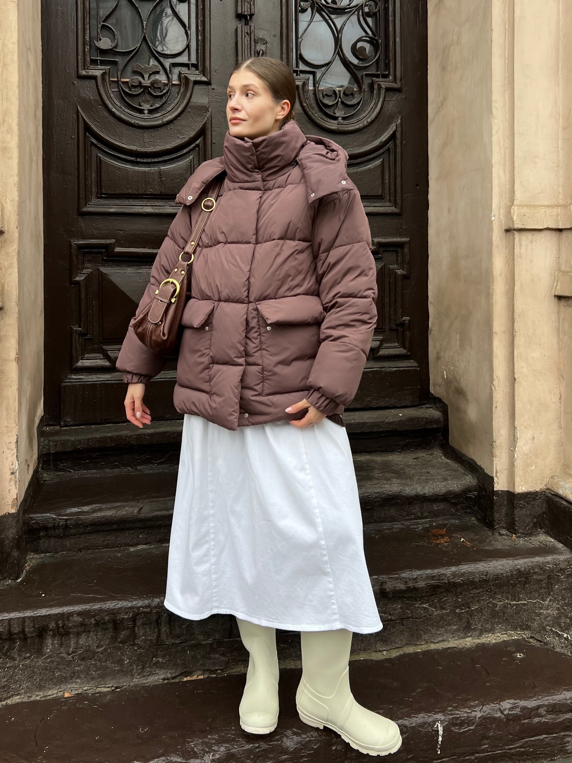 Пуховик "Twice as cozy"