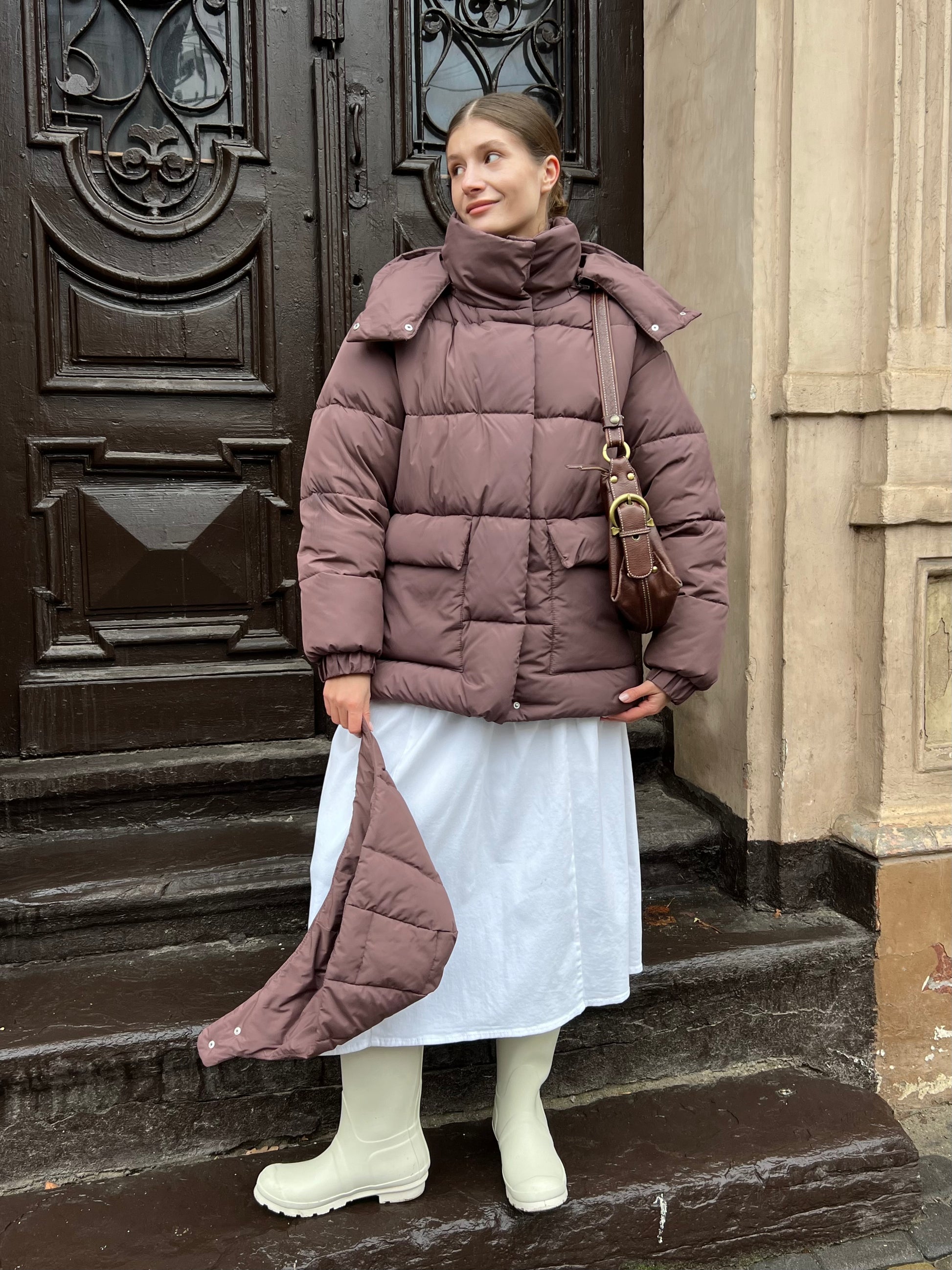 Пуховик "Twice as cozy"