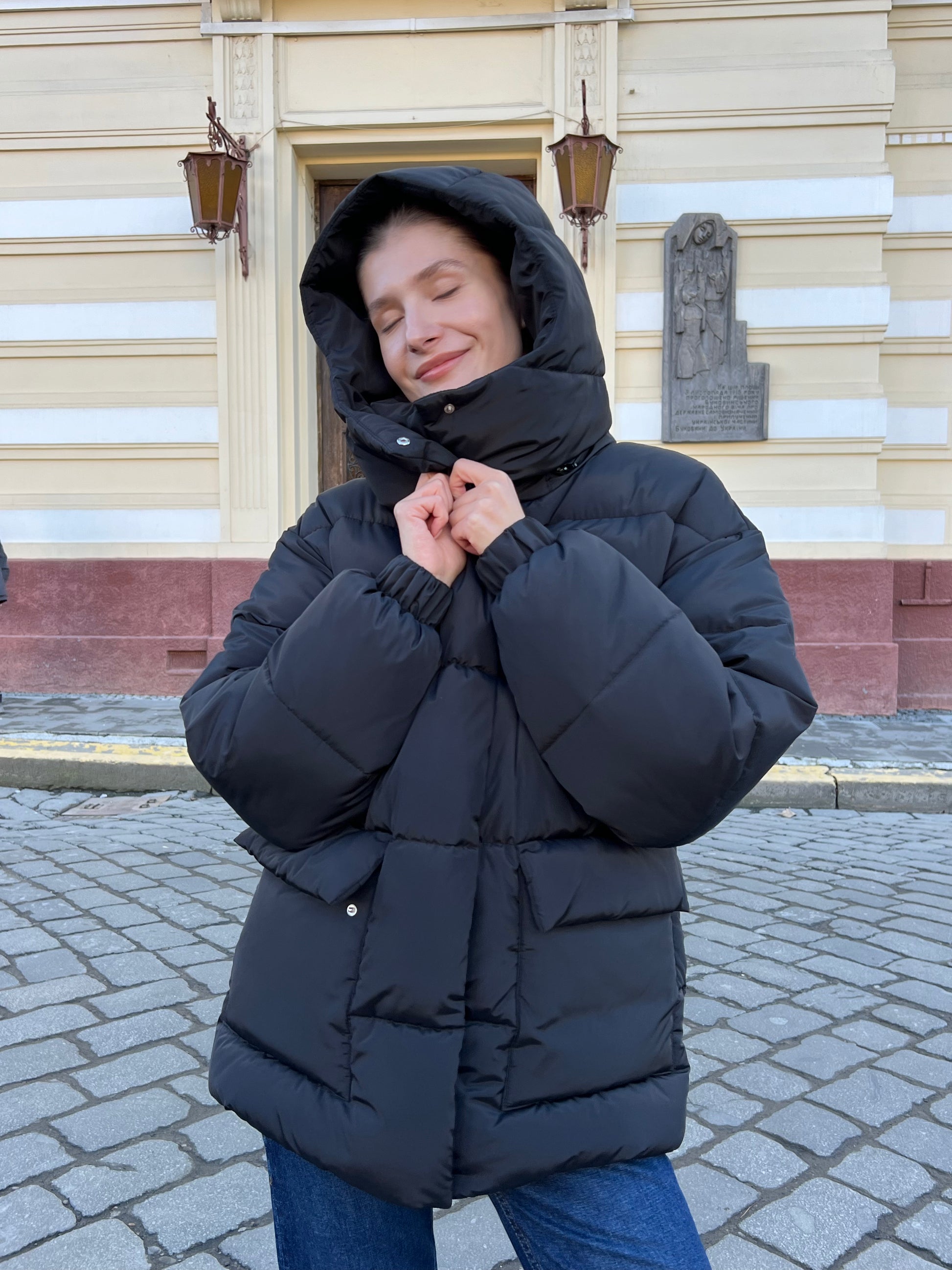 Пуховик "Twice as cozy"