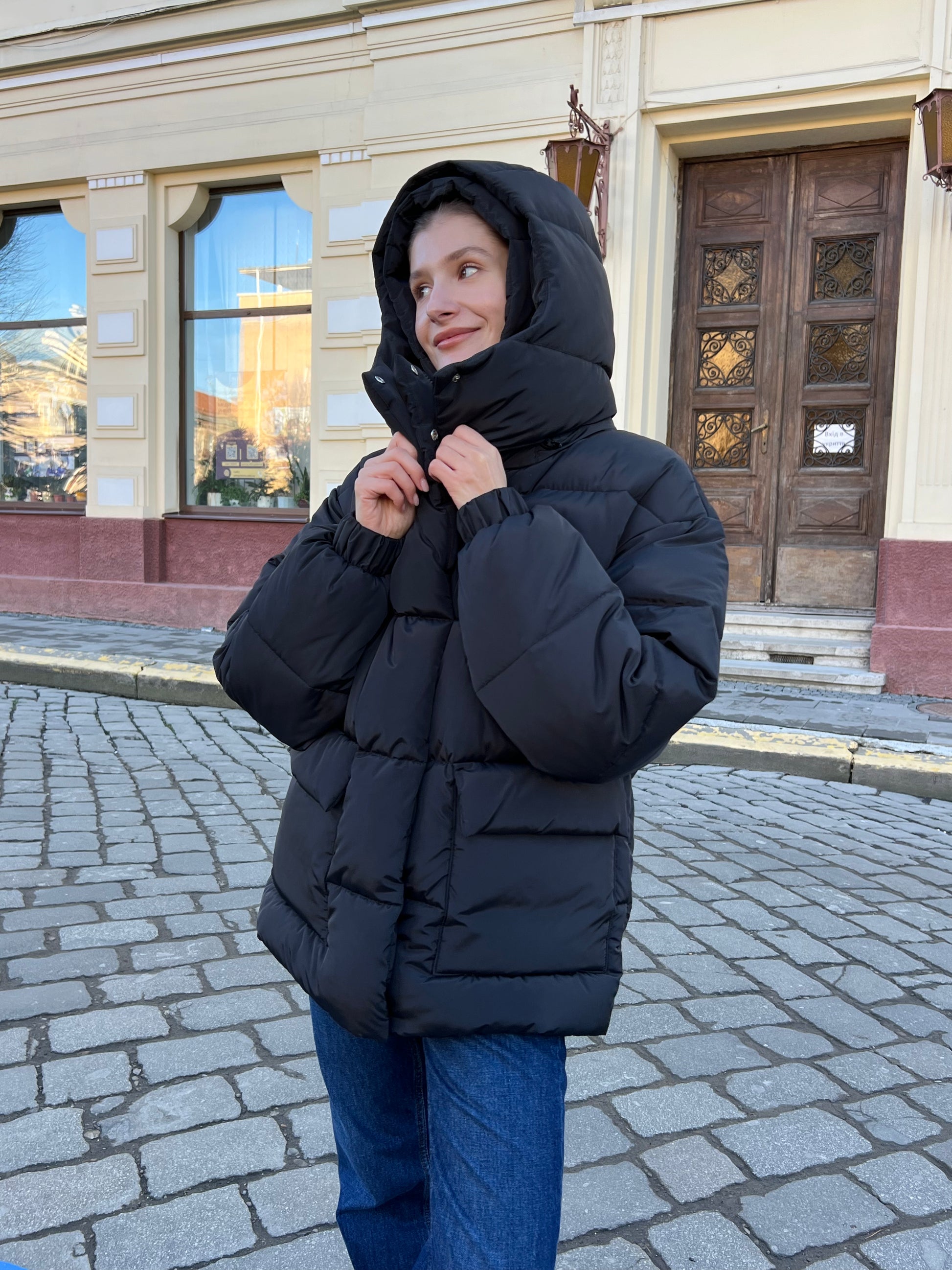 Пуховик "Twice as cozy"